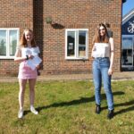 Alton School Sixth Form Students with exam results